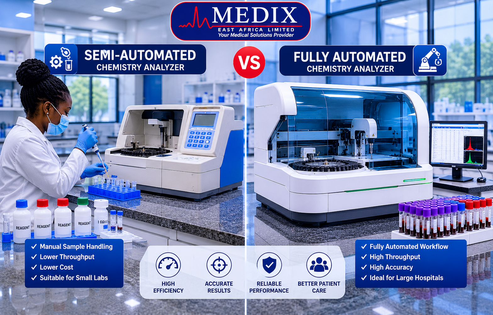 Semi-Automated vs Fully Automated Chemistry Analyzers