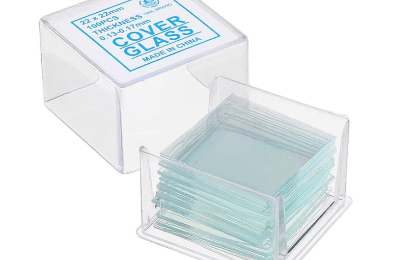 COVER SLIPS 22X22MM (100PCS)