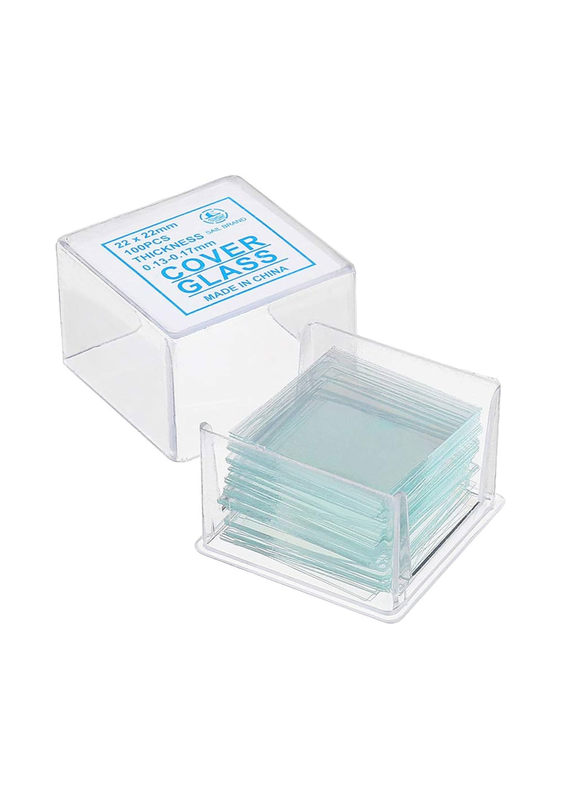 COVER SLIPS 22X22MM (100PCS)