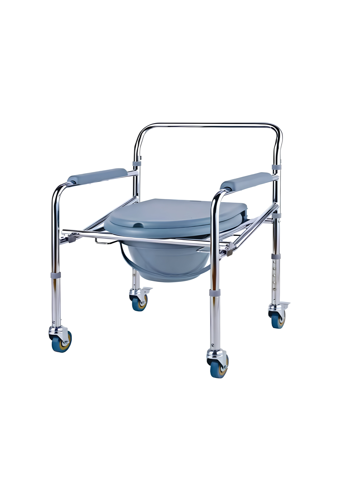 commode chair with wheels
