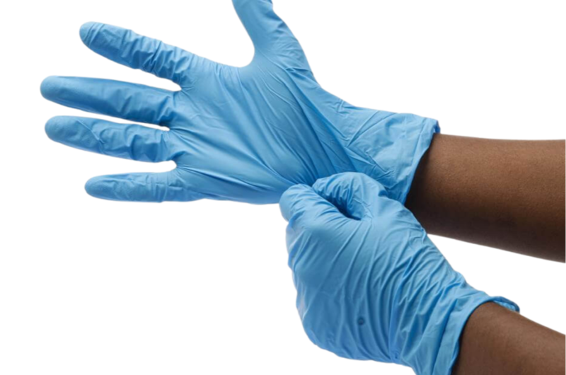 powder free exam gloves